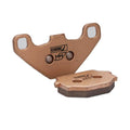 Pastillas de Freno Traseras Sinterizadas ICHIMAX MBP67HH para Kawasaki KLR 650