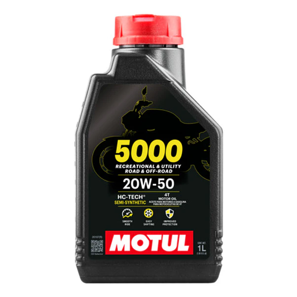 Aceite Semisintético Motul 5000 20W50 4T 1 Litro
