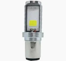 Ampolleta LED BA20d (S2) 12V Alta Visibilidad Para Moto / Scooter - Genérica