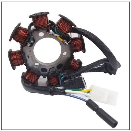Estator Generador para Moto Honda NXR 125 / 150 Bros 8 bobinas