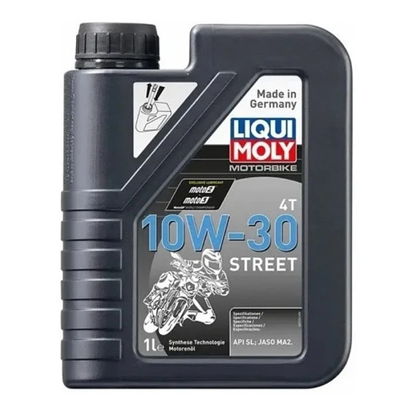 Aceite Semisintético Liqui Moly Motorbike 4T Street 10W30 1 Litro
