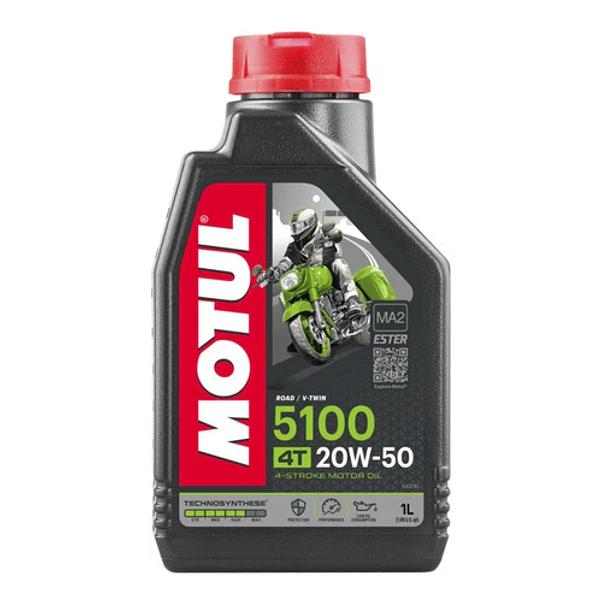 Aceite Semisintético Motul 5100 20W50 4T 1 Litro