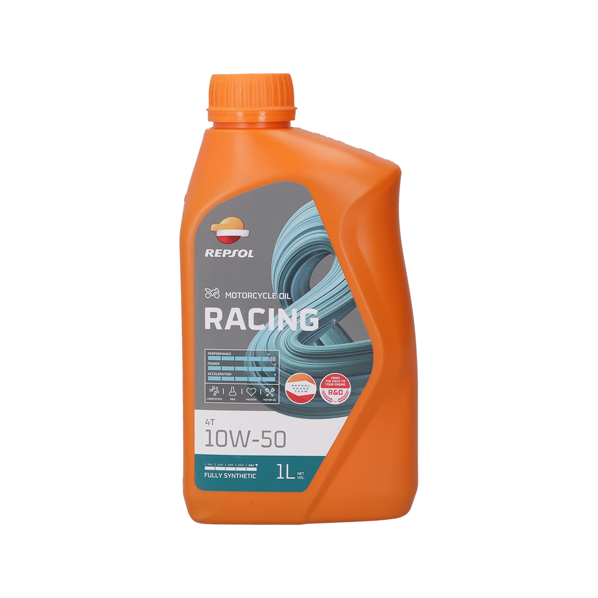 Aceite Sintético Repsol Racing 4T 10W50 1 Litro