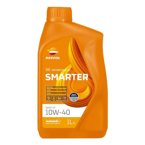 Aceite Semisintético Repsol Smarter 4T 10W40 1 Litro