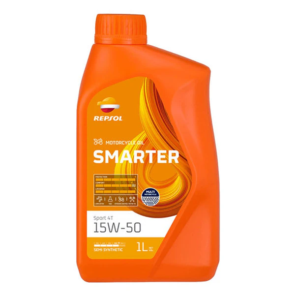 Aceite Semisintético Repsol Smarter 4T 15W50 1 Litro