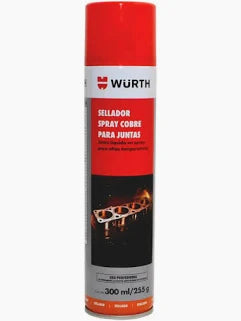 Sellador en Spray Cobre Para Juntas Würth 300 ml